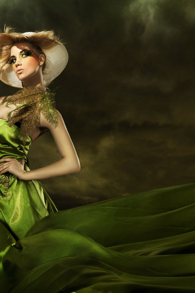 Девушка модница модель