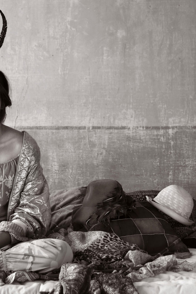 Девушка ретро