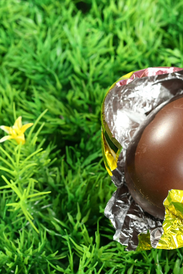Шоколадное пасхальное яйцо