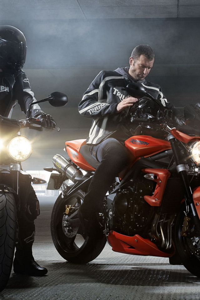 Новый байк Триумф Speed Triple