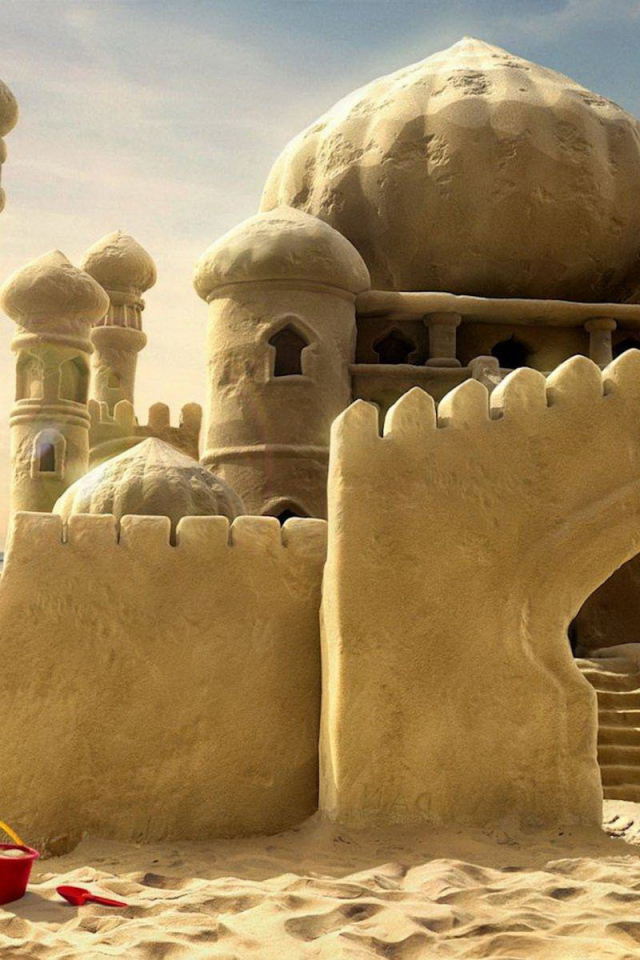 Дворец из песка