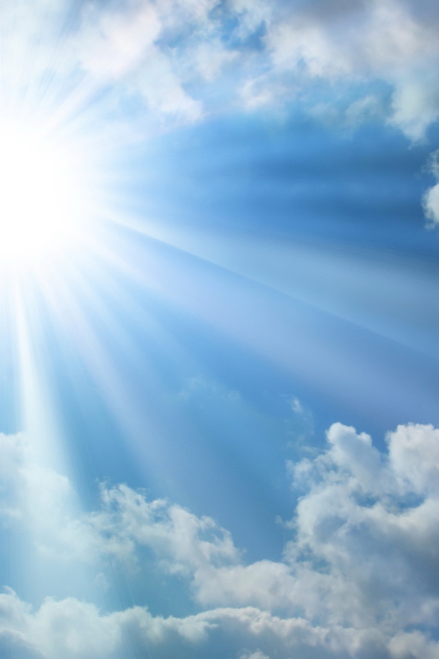 Голубое небо