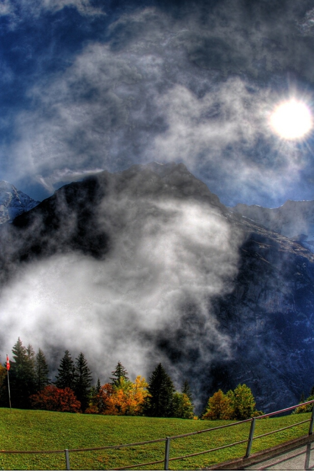 Красивый горный пейзаж