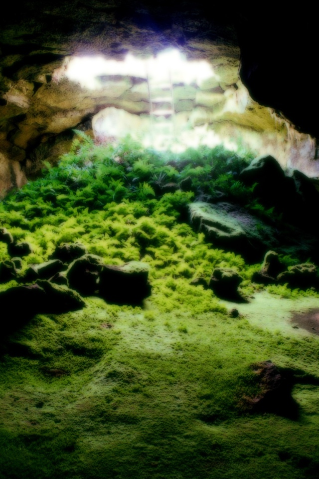 Пещера в Tulelake Калифорния