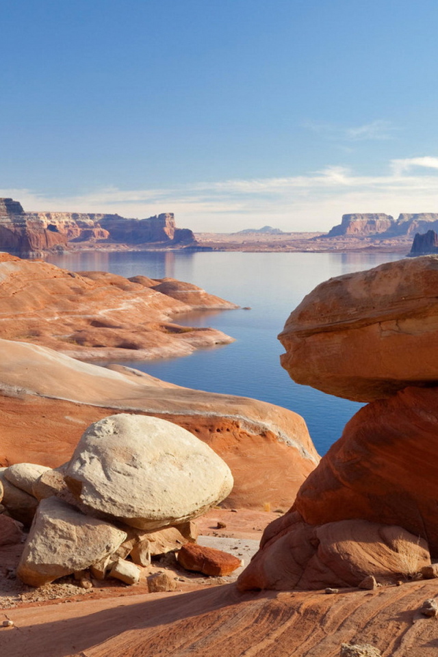 Юта, горное озеро Пауэлл