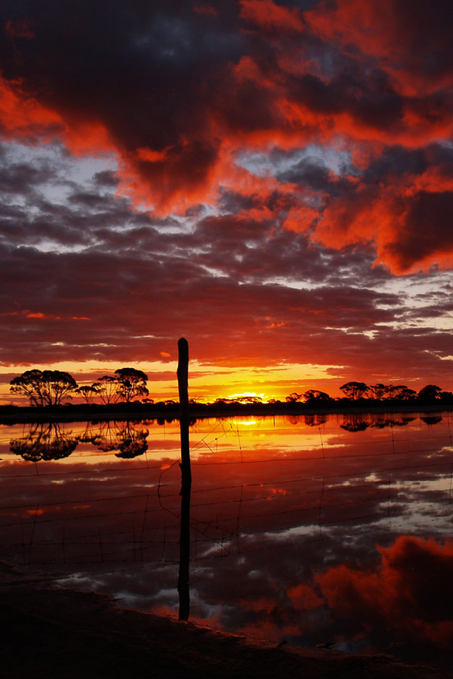 Красный закат