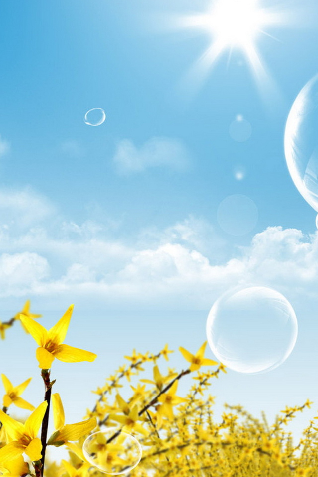 Пролетающие пузыри