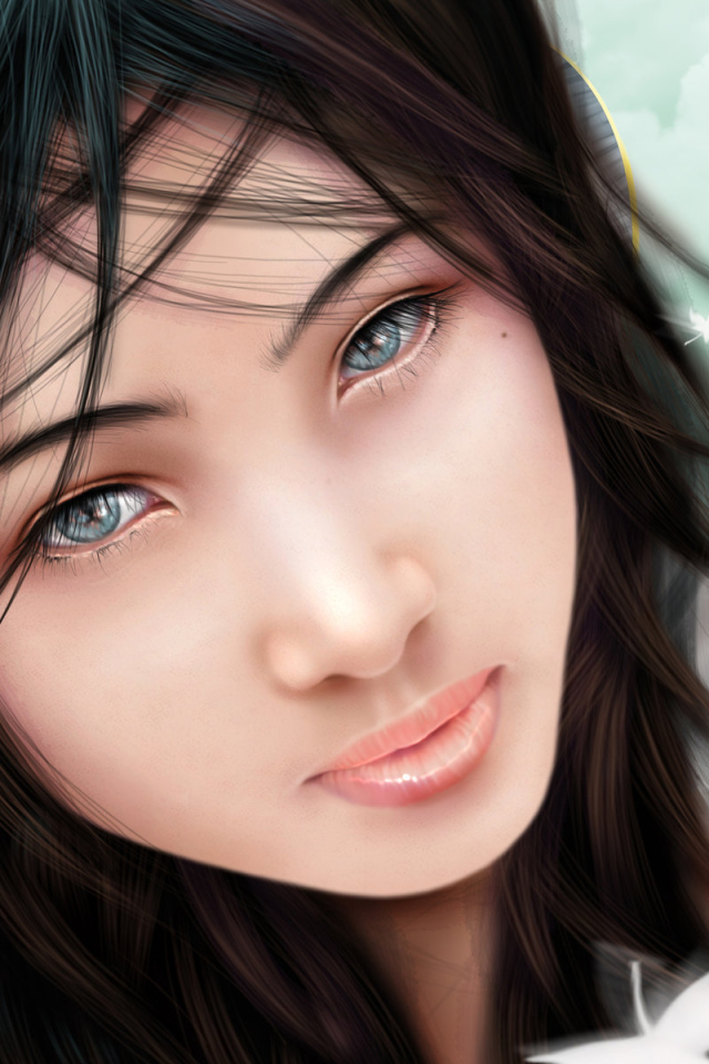 Девочка в наушниках