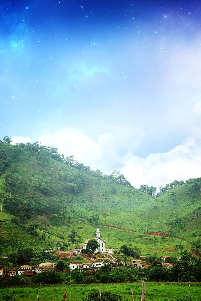 Деревня у подножия