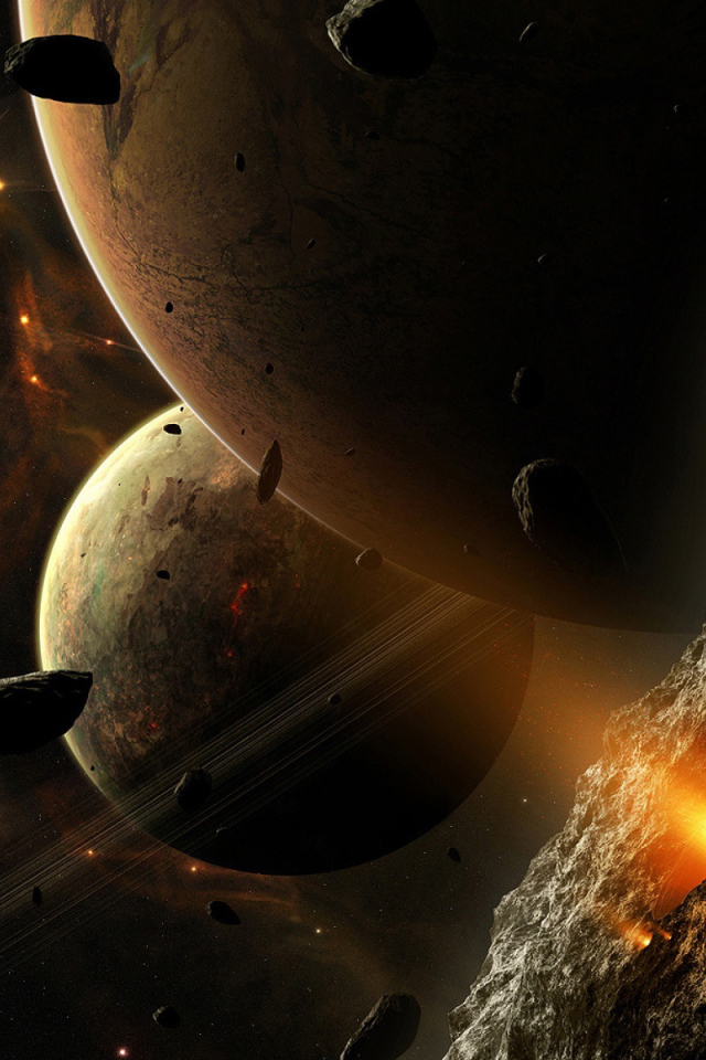 Астероид и планеты