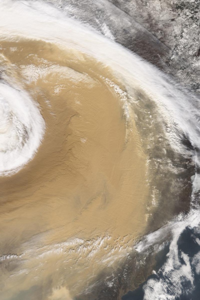 Снимок со спутника Ураган