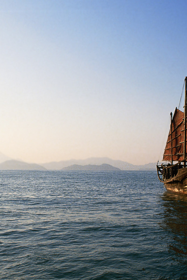 Старинный Китайский корабль