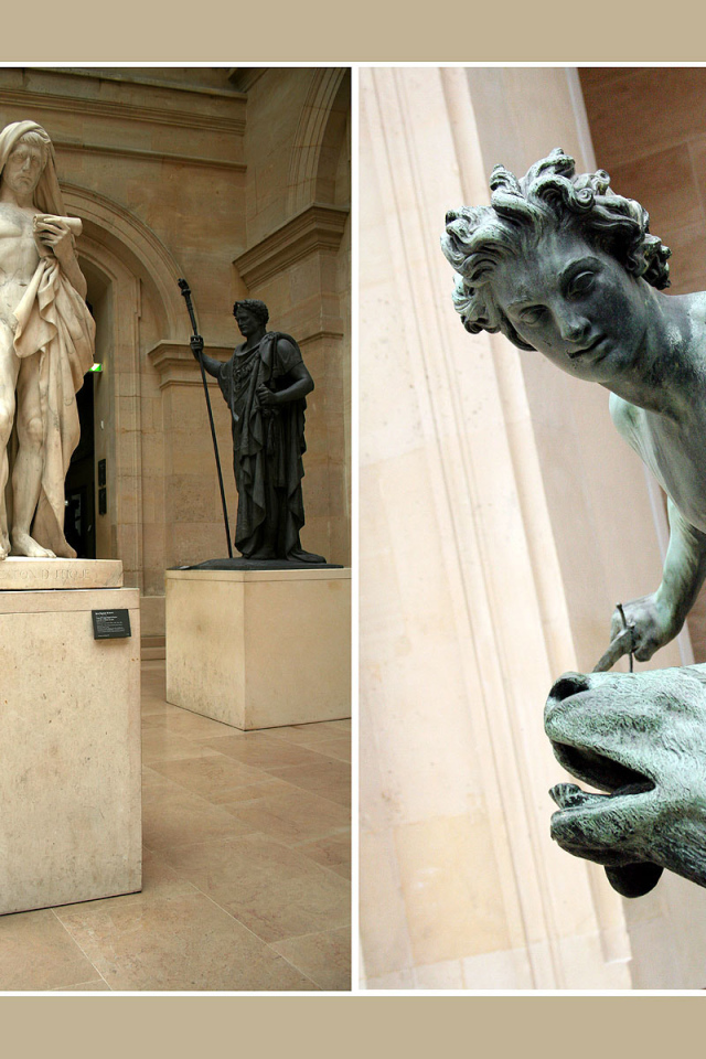 Статуи Лувр