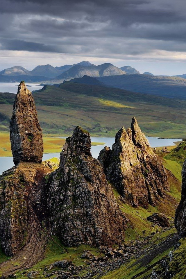 Горы на Гебридском острове