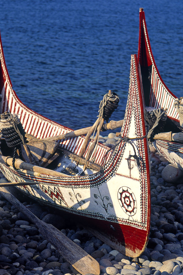 Лодки на побережье Тайваня