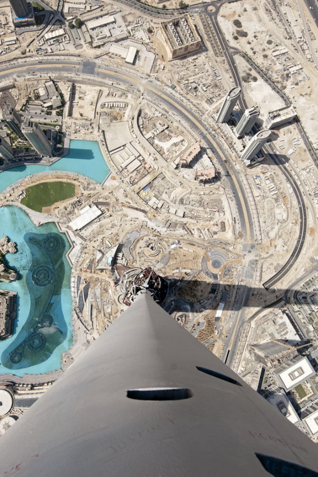 Вид с высоты на Дубай