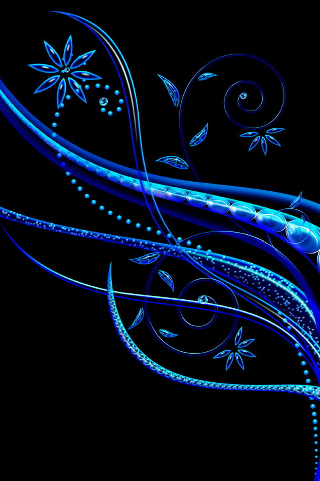 Голубой цветок