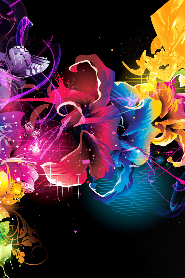 Цветочная абстракция