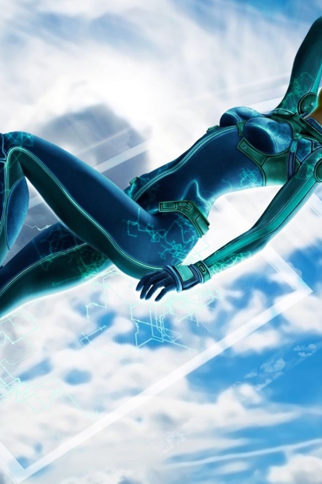 Девушка в облаках