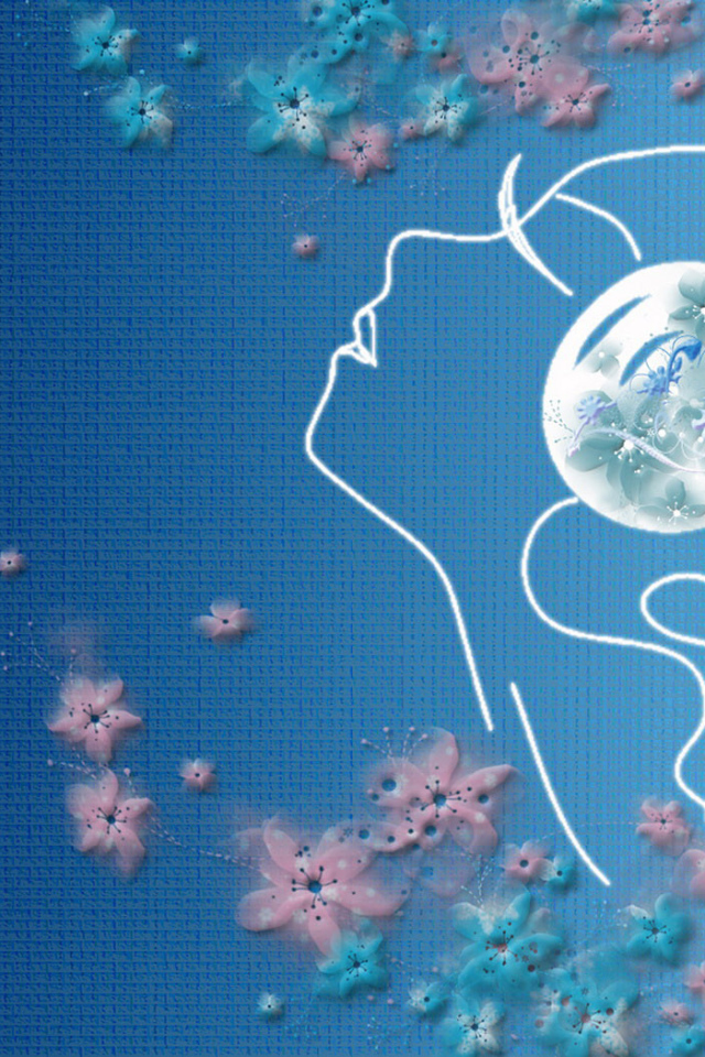 Образ девушки в цветах