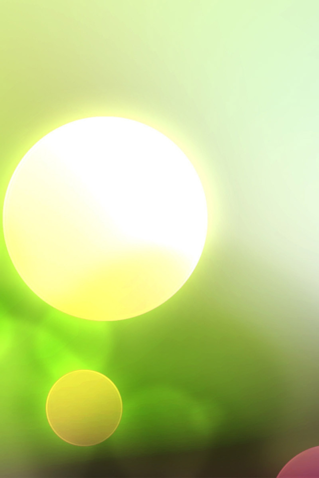 Разноцветные блики