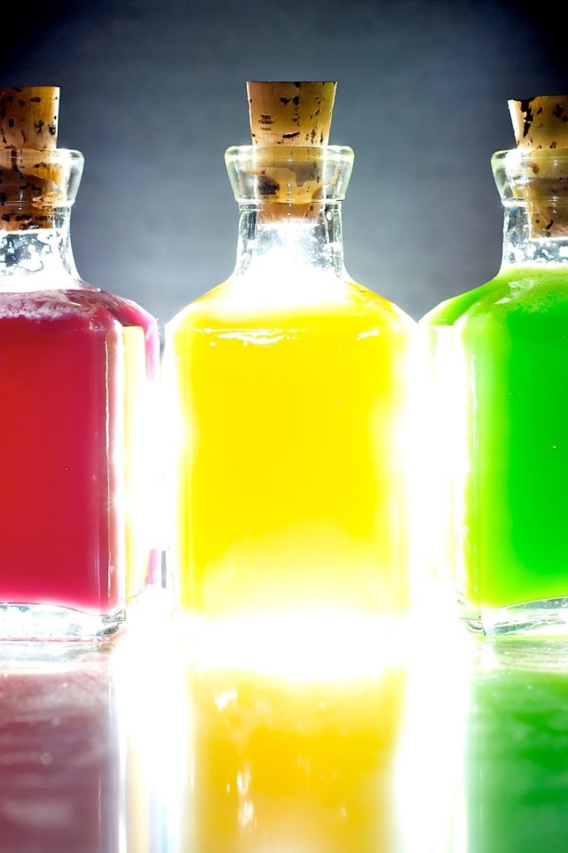Разноцветные жидкости