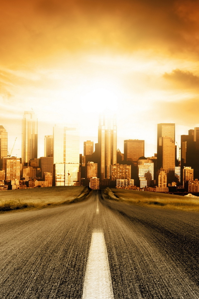 Дорога в город