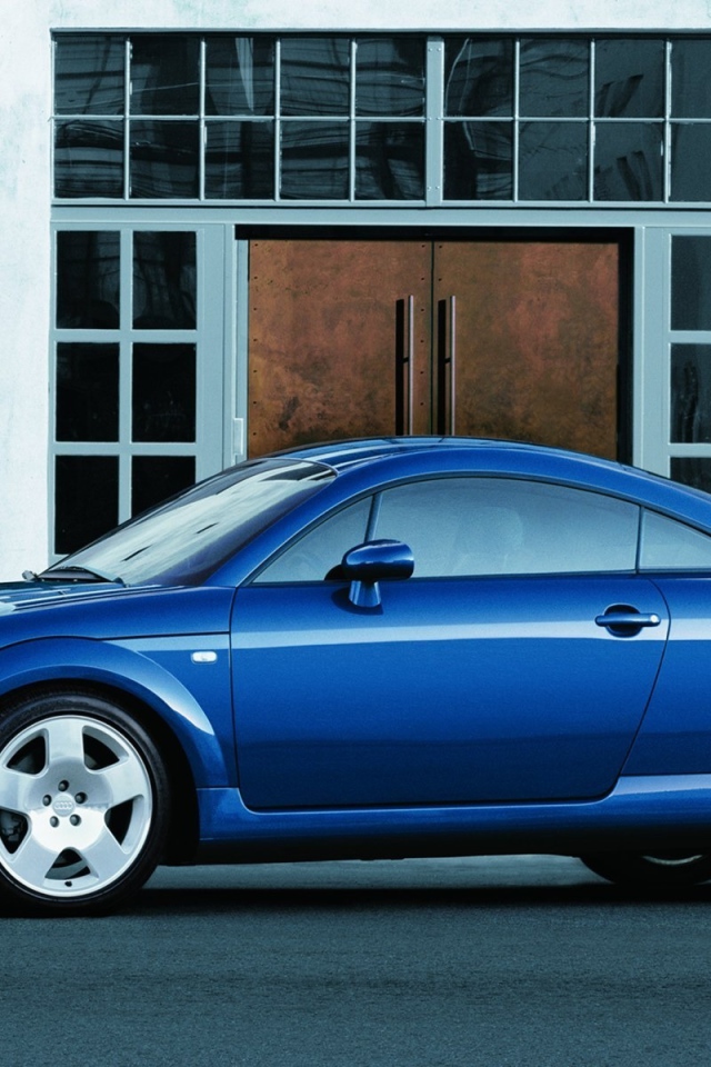 Audi tt, blue