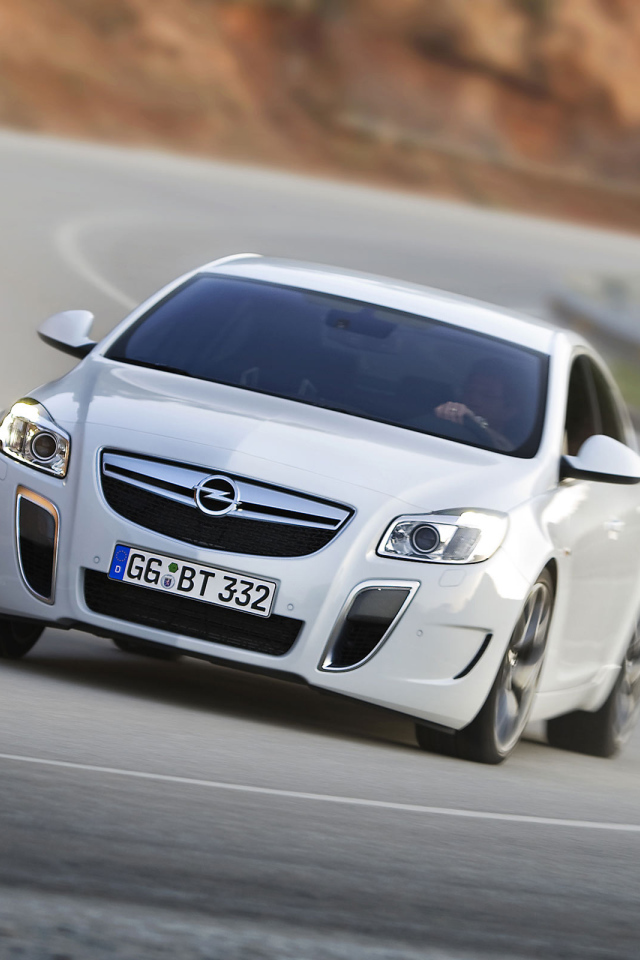 белый Opel Insignia