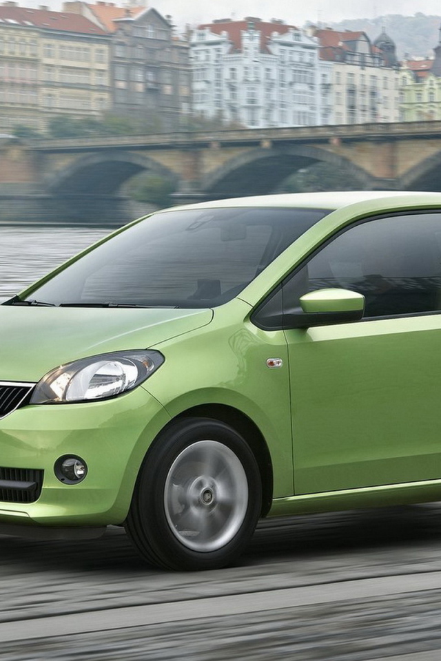 Skoda-Citigo на набережной