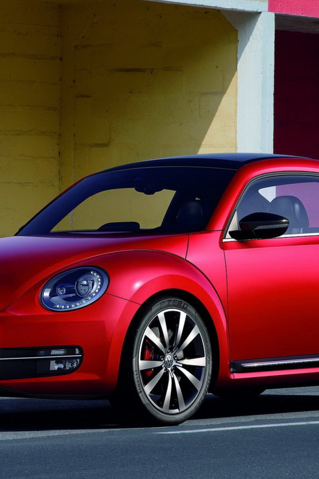 red Volkswagen-Beetle
