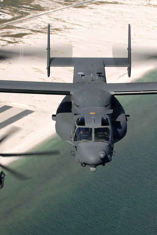 Конвертоплан и вертолет