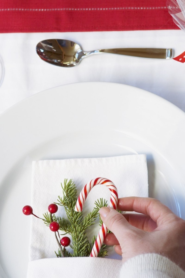 Украшение рождественского стола