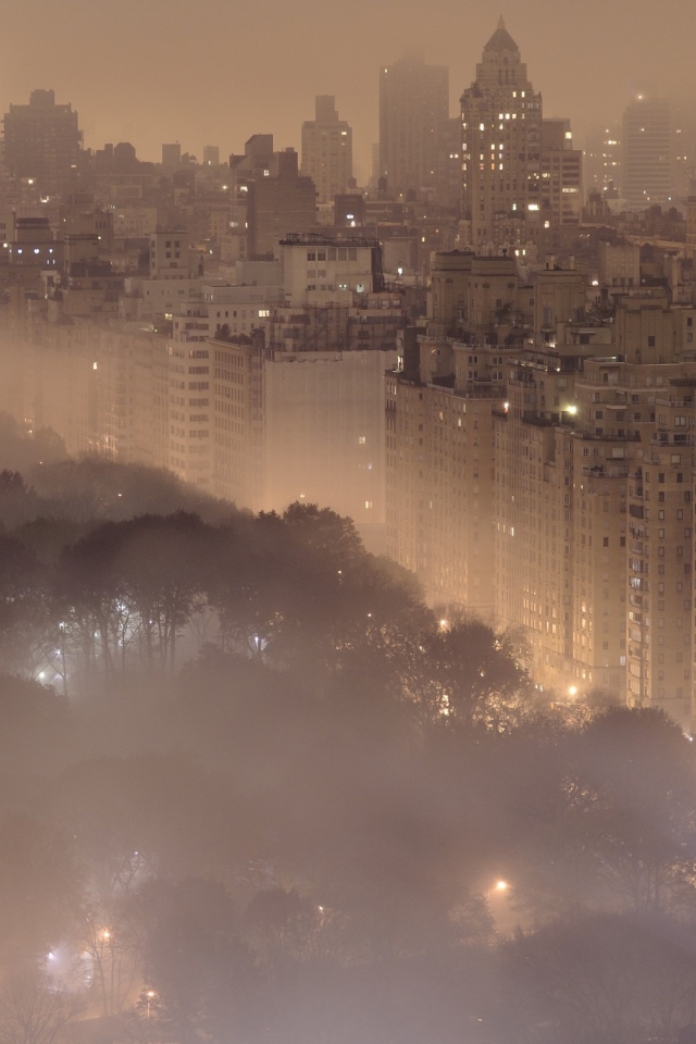 Город в тумане