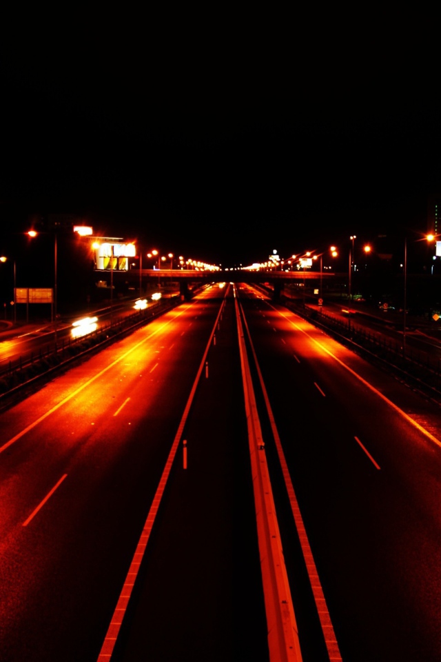 Шоссе ночью