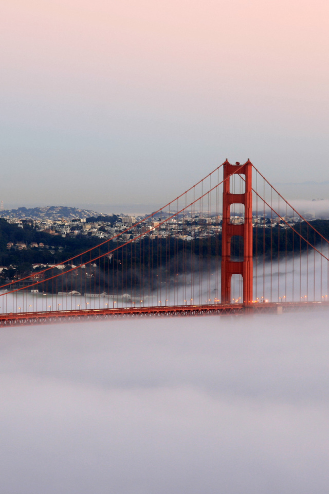 Калифорнийский мост в тумане