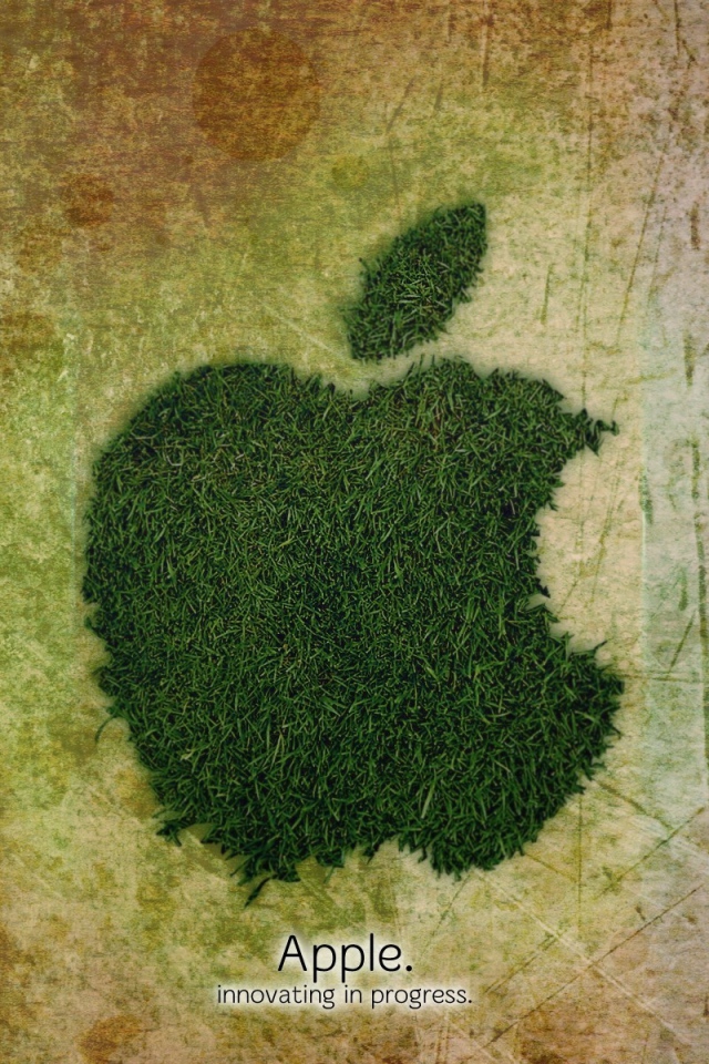 Apple, трава