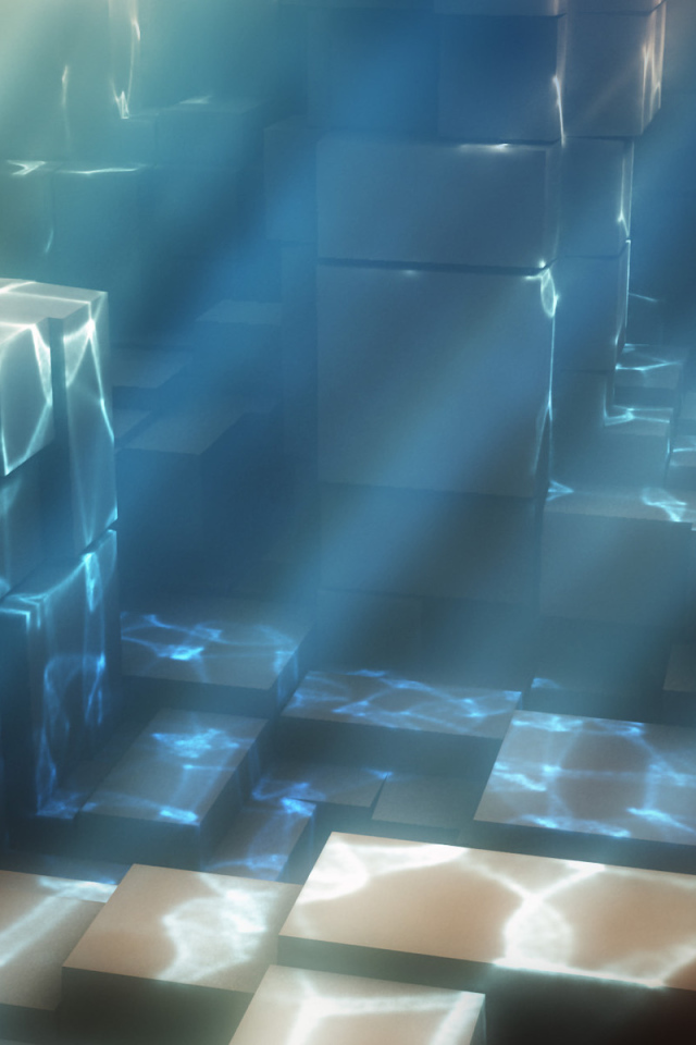 Кубы под водой