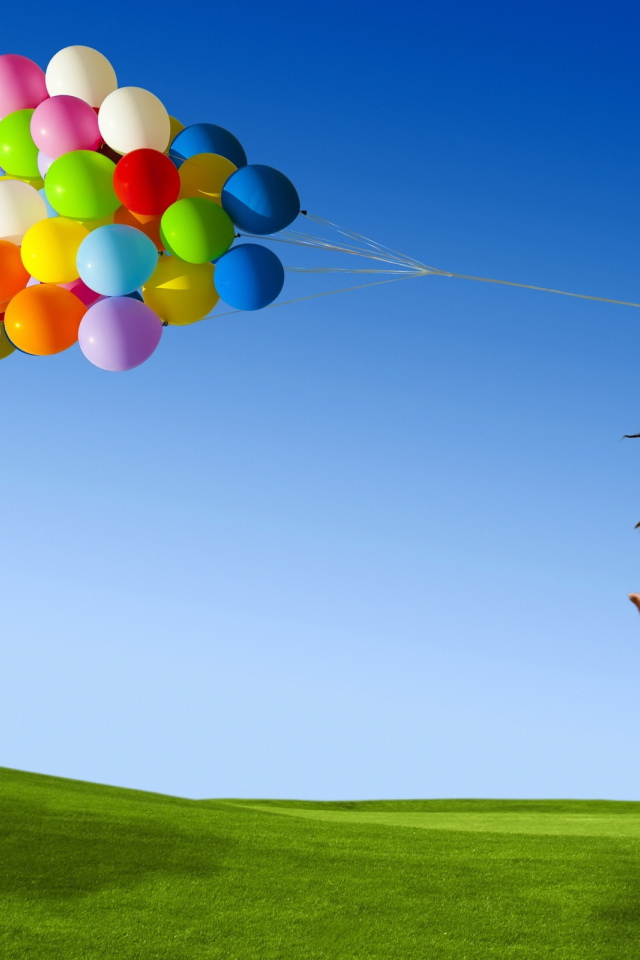 Девушка и воздушные шары