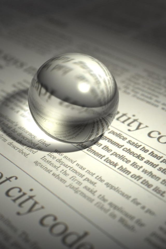 Стеклянный шар