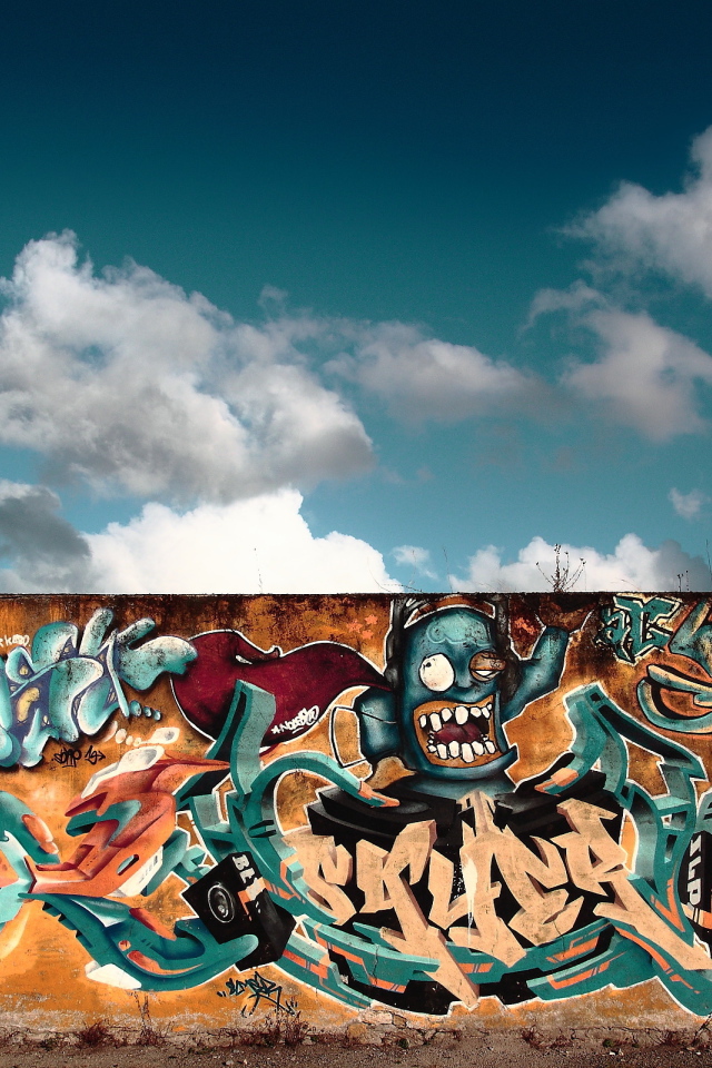 Граффити на стене