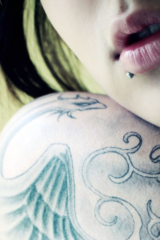 Piercing tattoo photo