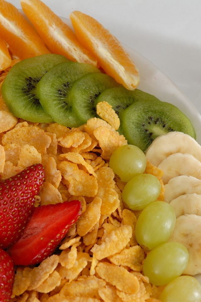 Хлопья с фруктами