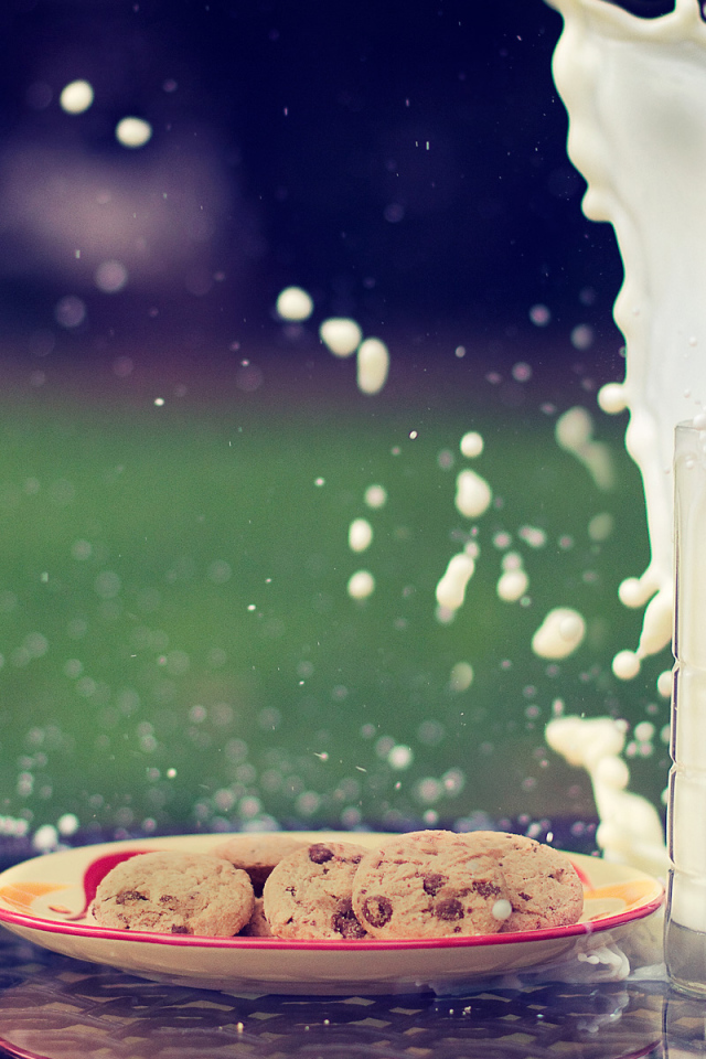 Печенья с молоком