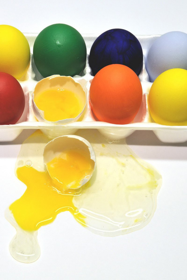 Крашеные яйца