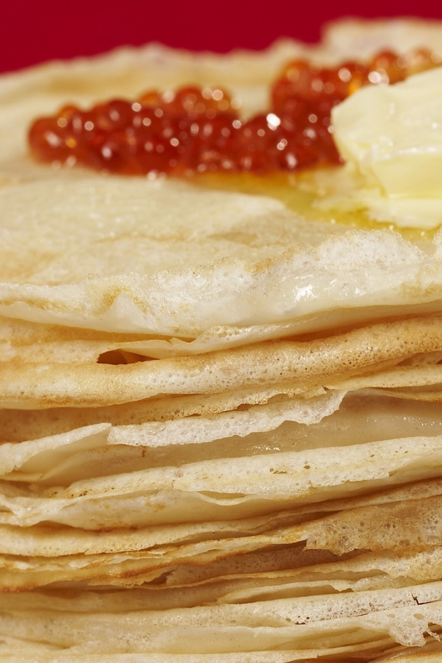 Блинчики с икрой