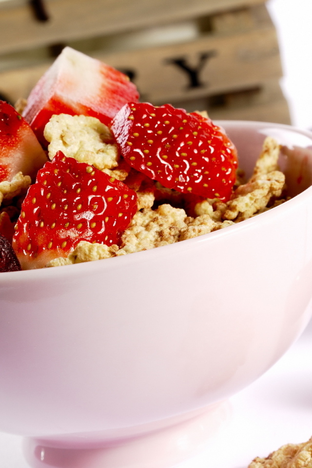 Strawberry cereal