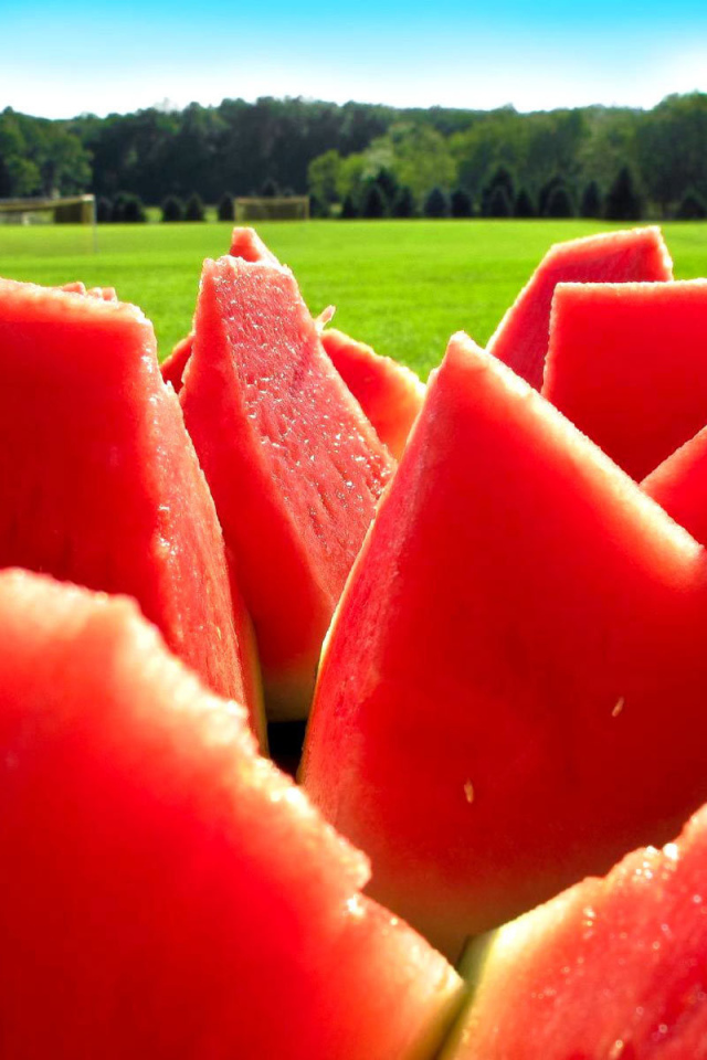 Кусочки арбуза