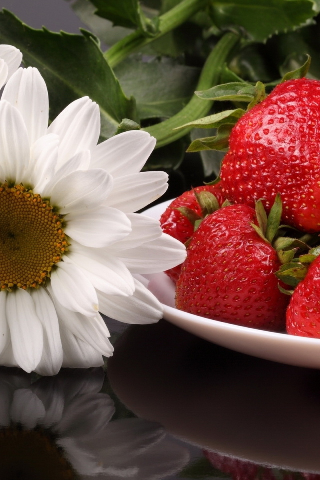 Виктория и цветы