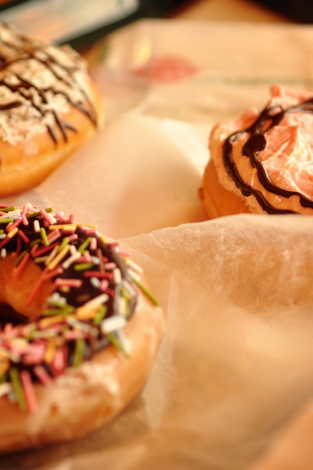 Разные пончики